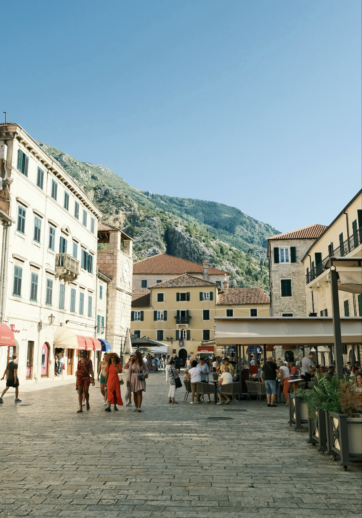 Kotor montenegro town square